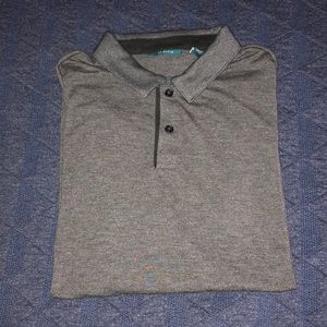 Perry Ellis Men’s Polo short sleeve shirt-Grey